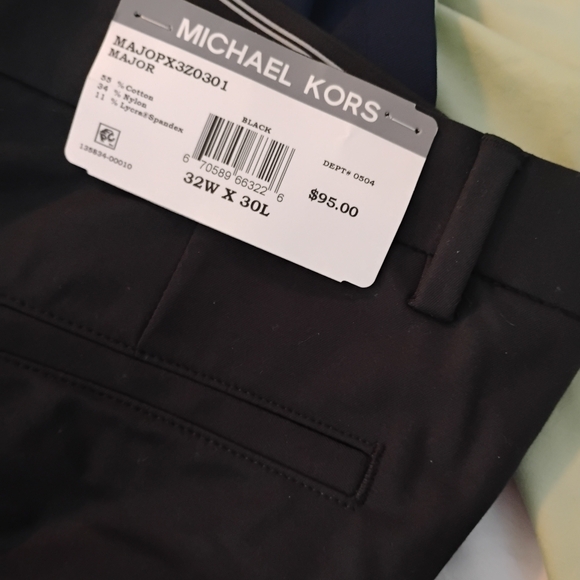 Michael Kors Men’s Black Chinos - Slim Casual Trousers - Picture 5 of 5